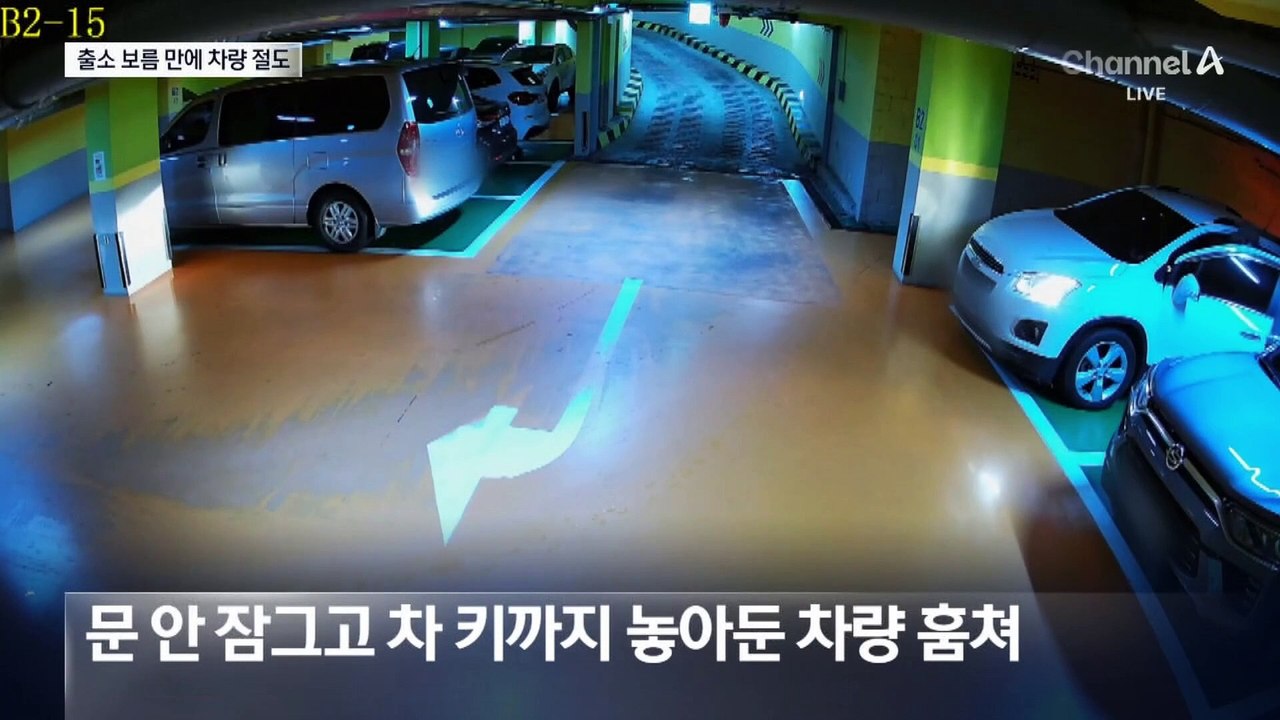 닷새간 차량 4대 절도…출소 보름 만에 범행
