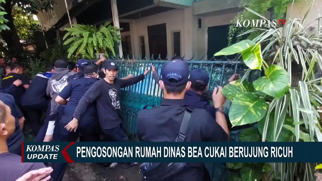 Petugas Masuk Rumah Warga Secara Paksa, Pengosongan Rumah di Komplek Bea Cukai Berlangsung Ricuh