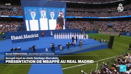 Real Madrid : Kylian Mbappé accueilli en grande pompe au stade Bernabéu
