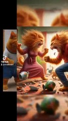 little cat sad mom and father story _cat _animals