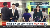 전공의 복귀 50명 미만…1만여명 무더기 사직하나