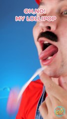 Crazy Lollipop holder from Mario  Funny Moments By 123GO! #shorts