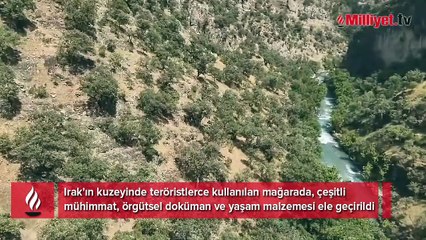 MSB görüntüleri paylaştı! PKK'ya bir darbe daha