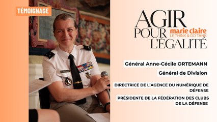 Think & Do Tank Marie Claire : Témoignage du Général Anne-Cécile Ortemann