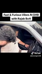 Modified   car    with  rajab  butt/ UMAIR MUMTAZ/