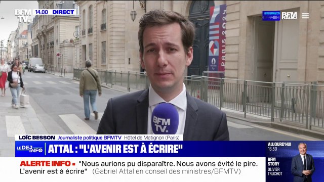 Nous aurions pu disparaître : ce qu'a dit Gabriel Attal lors du dernier Conseil des ministres