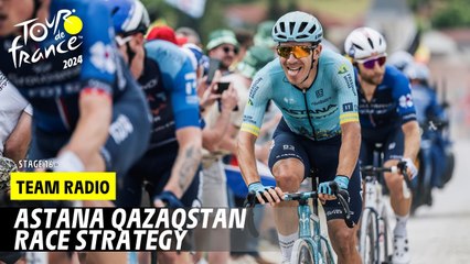 Team Radio Astana Qazaqstan Highlights – Stage 16 of Tour de France 2024 🚴‍♂️