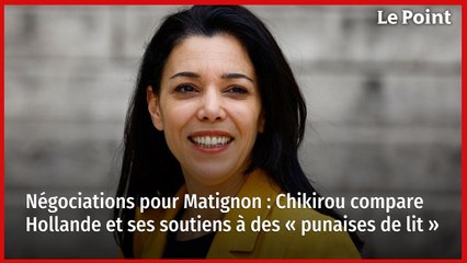 Négociations pour Matignon : Chikirou compare Hollande et ses soutiens à des « punaises de lit »