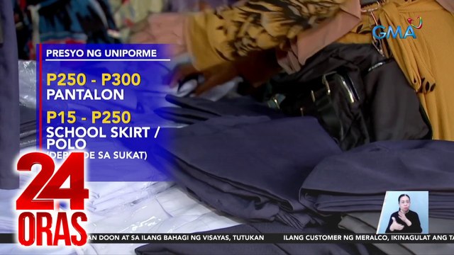 Ilang magulang, abala na sa pamimili ng mga gamit pang-eskuwela ng mga anak | 24 Oras