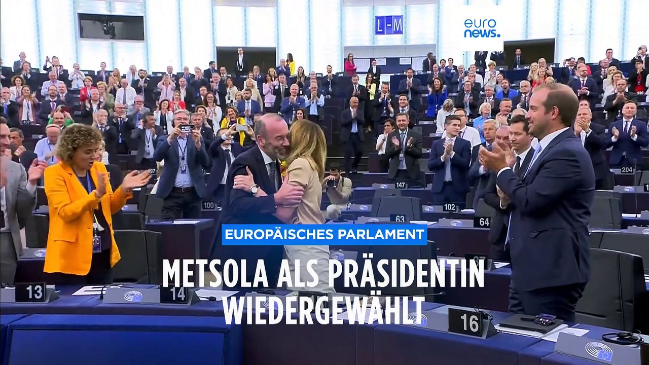 Roberta Metsola als Präsidentin des Europäischen Parlaments wiedergewählt