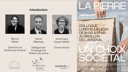 0# La pierre, un choix sociétal - Introduction