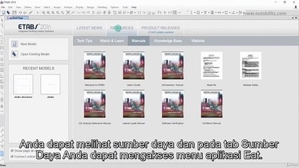 001 The User Interface etabs