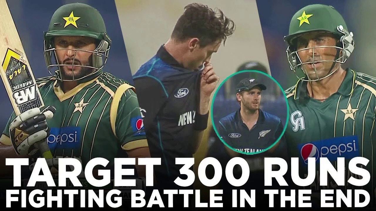 Younis Khan _ Shahid Afridi Played a Fighting Innings Against Kiwis _ 4th ODI_ 2014 _ PCB _ M2C2A