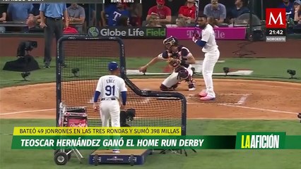 Teoscar Hernández, el primer jugador de Dodgers que gana el Home Run Derby de MLB