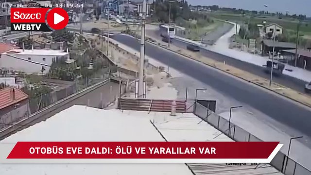 Otobüs eve daldı: Ölü ve yaralılar var