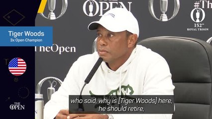 Télécharger la video: 'He's not a champion!' - Tiger hits out at Montgomerie over retirement claims