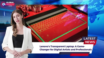 Transparent Display Laptop | The Future #technologynews