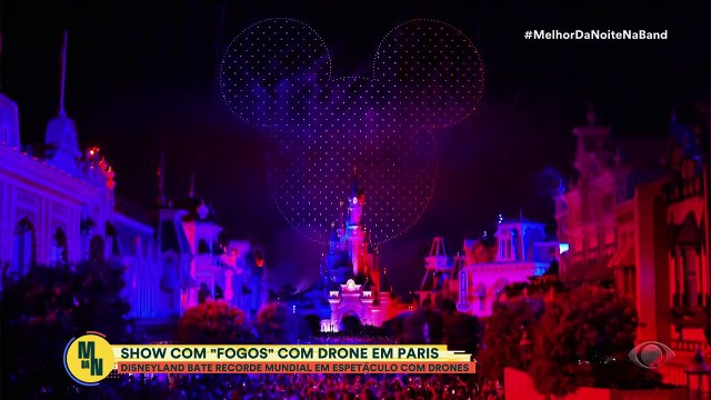 Disneyland Paris bate recorde do Guinness com espetáculo aéreo com drones