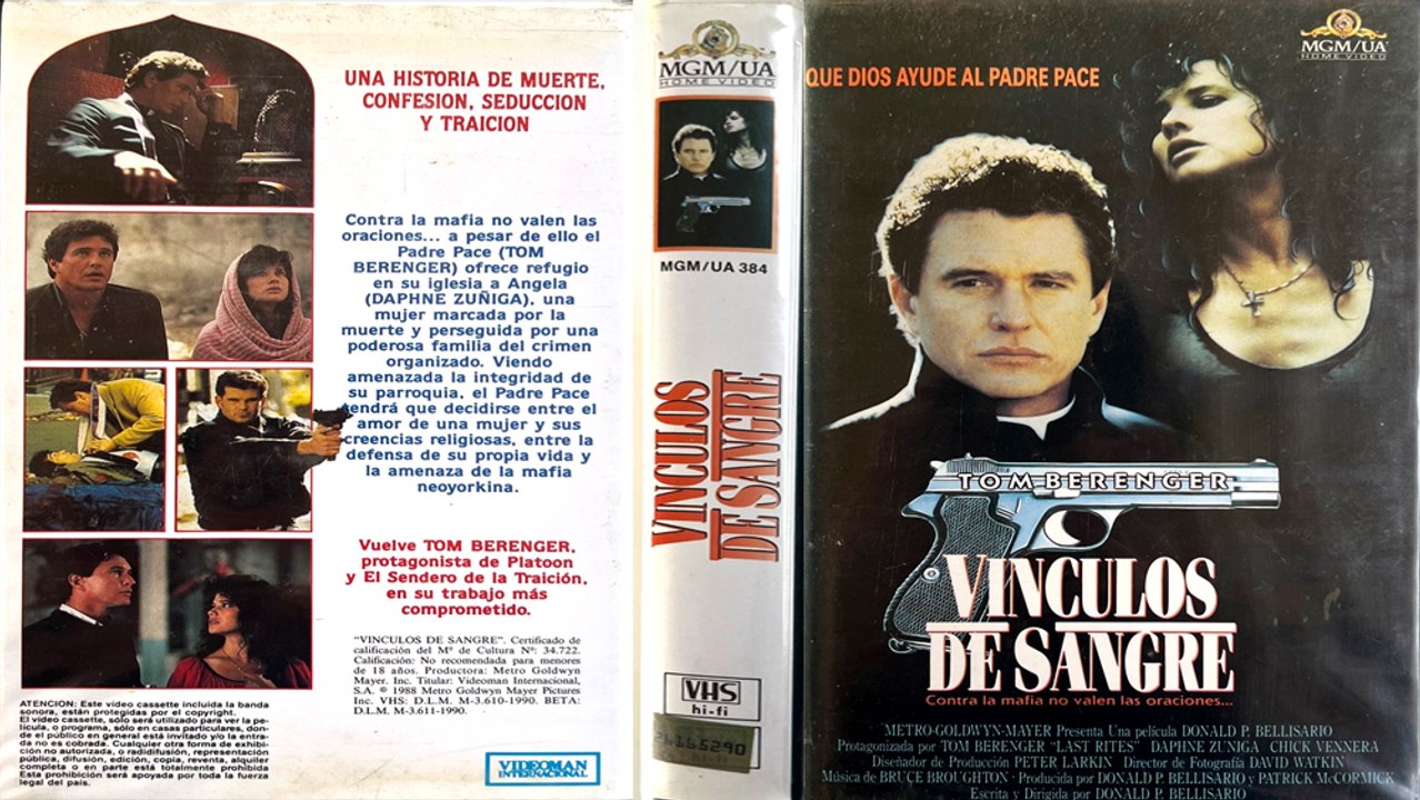 VÍNCULOS DE SANGRE (1988) - Tráiler Español [VHS][Castellano 2.0]