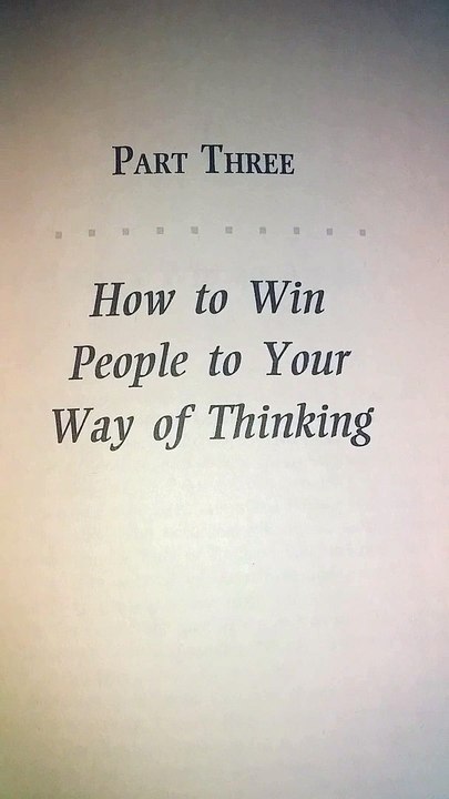 U can't win an argument: how to win friends and influence people dale carnegie