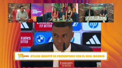 KYLIAN MBAPPÉ fue PRESENTADO con el REAL MADRID | EN VIVO Buen Morning