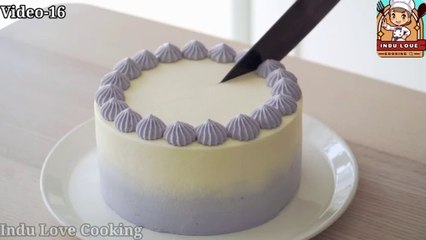 How To Make Blueberry White Chocolate Cream Cake. #Indulovecooking