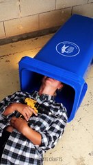 DIY Ice Bath Made Out Garbage Can 