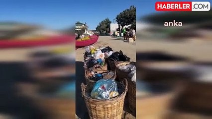 Edirne'de turistik tesis işleten iş insanı çöplere tepki gösterdi