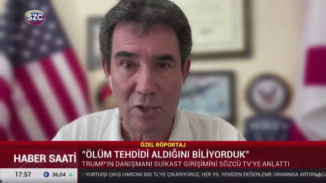Trump'ın danışmanı suikast girişimini SÖZCÜ TV'ye anlattı