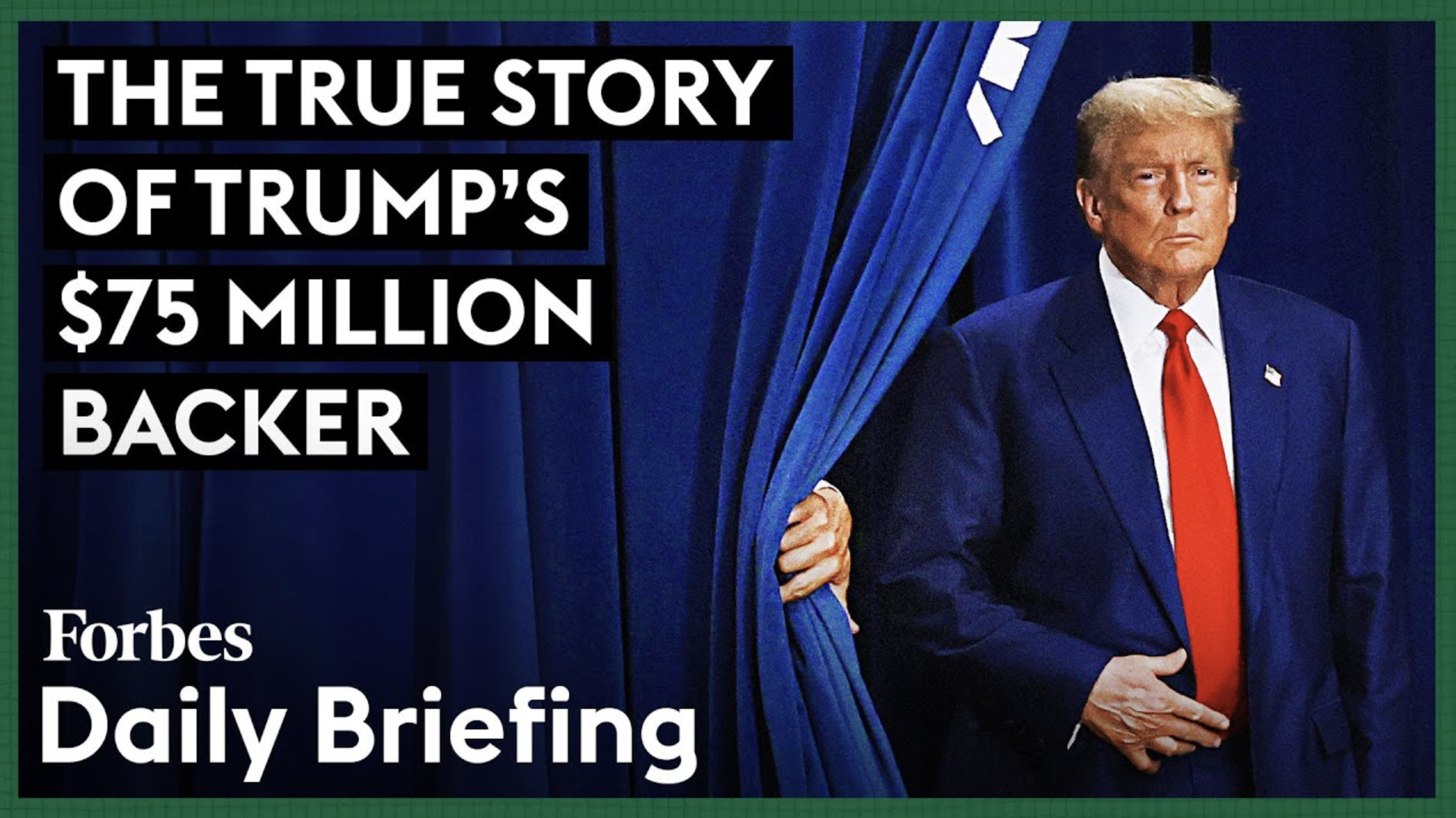 The Largest Billionaire Donor to Trump Has Contributed the Most Money in Current American Politics