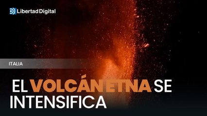 La erupción del mayor volcán activo de Europa se intensifica con la emisión de lava