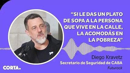 Diego Kravetz contra las personas en situación de calle