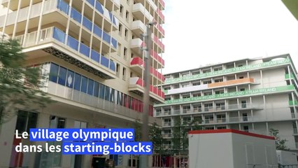 JO-2024: visite du village olympique qui s'apprête à ouvrir ses portes