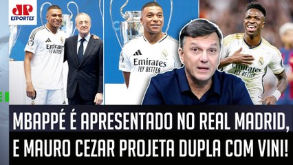 "Cara, se o Mbappé e o Vinicius SE ENTENDEREM no Real Madrid, podem FORMAR uma..." Mauro Cezar OPINA