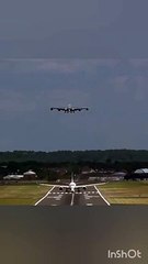 Take off and landing at the same time