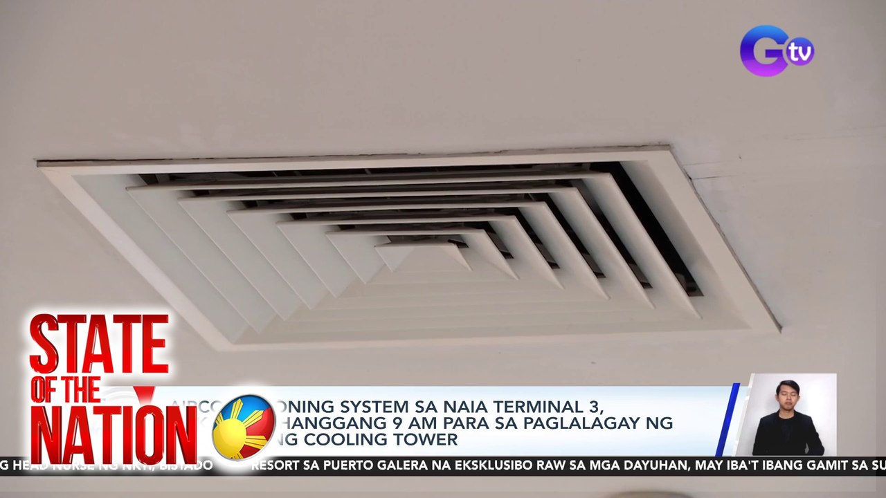 State of the Nation Part 1 & 3: Airconditioning system sa NAIA Terminal 3; Pusuan na yan; atbp.
