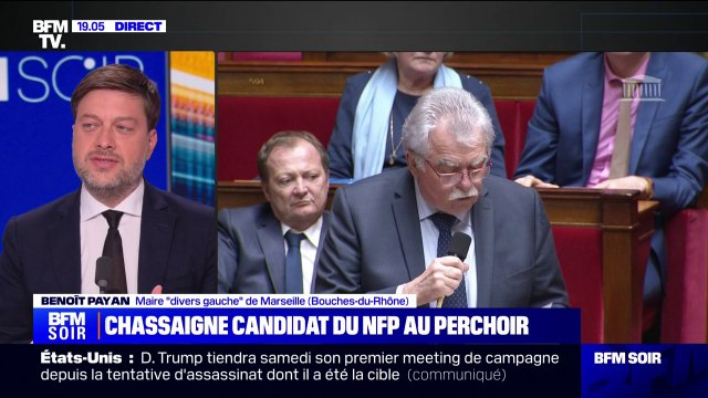 Présidence de l'Assemblée: André Chassaigne a le profil parfait pour Benoît Payan (maire divers gauche de Marseille)
