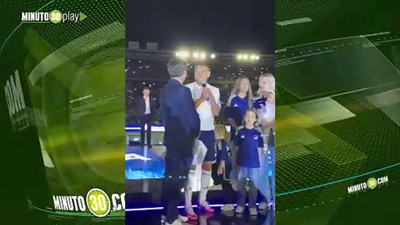 “Esta es la mejor hinchada del país”  Falcao en la impresionante presentación