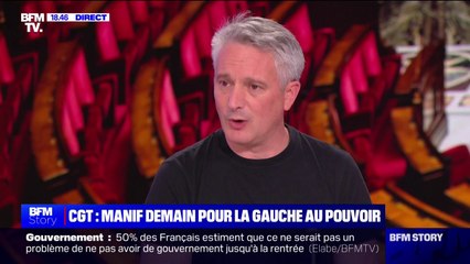 Thomas Vacheron (CGT) "n'attend pas que la gauche soit au pouvoir" mais que "les revendications" soient entendues