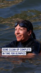 Seine clean-up complete in time for Olympics