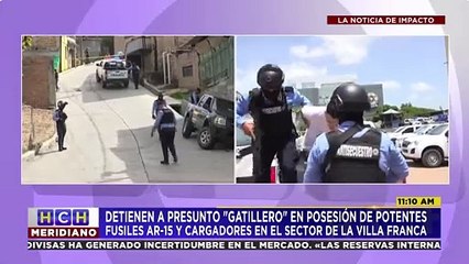 «Armado hasta los dientes» | Cae pandillero implicado en balacera que dejó un muerto en la capital