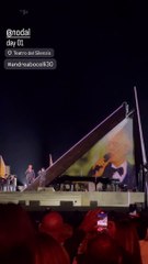 Christian Nodal con Andrea Bocelli