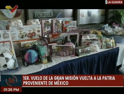 Arribaron al país 261 connacionales provenientes de México a través de la Misión Vuelta a la Patria