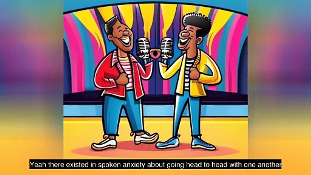 two friends who compete in a talent show