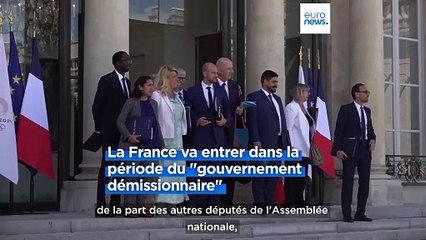 Emmanuel Macron a accepté la démission de son premier ministre Gabriel Attal