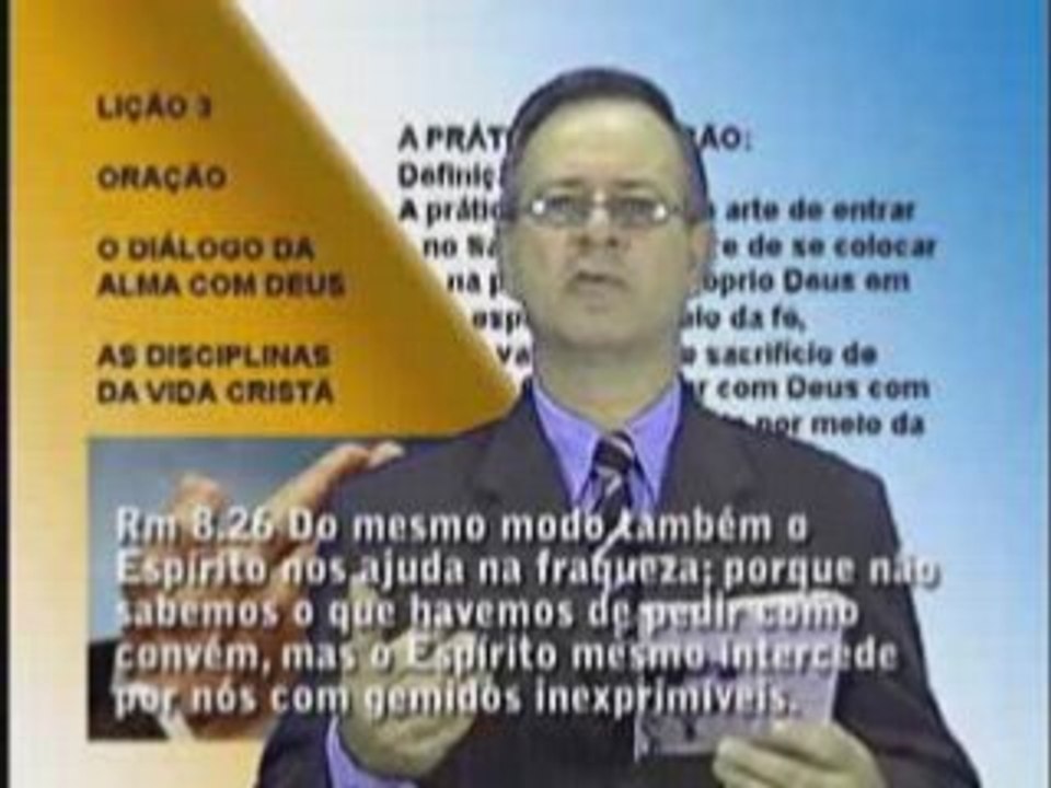 Licao 3 2trimestre 2008 1parte, Ebd na Tv, Ev. Luiz Henrique