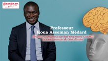 Professeur Koua Asseman Médard- " La souffrance psychologique n’est pas une affaire de blanc, c'est une affaire de santé, de mal être, qu’il ne faut pas banaliser ''