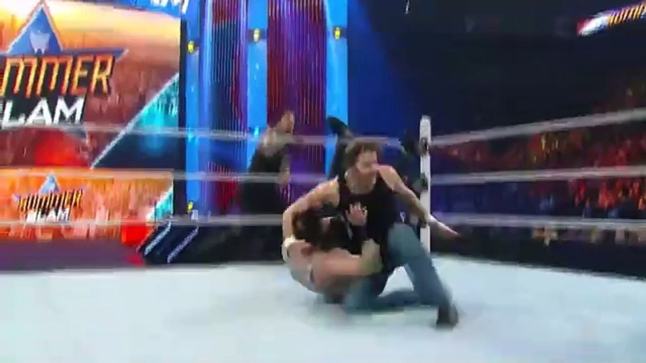 FULL MATCH: Roman Reigns & Dean Ambrose vs. The Wyatt Family: SummerSlam 2015