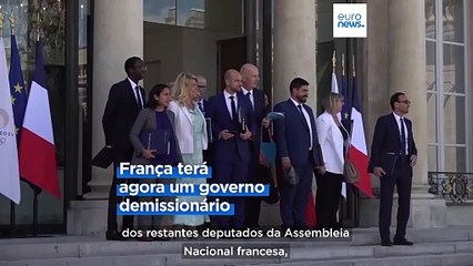 Macron aceita demissão do primeiro-ministro Gabriel Attal