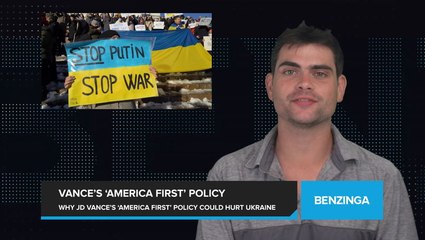 Why Trump's VP Choice Sen. JD Vance's 'America First' Policy Could Be a Problem for Ukraine